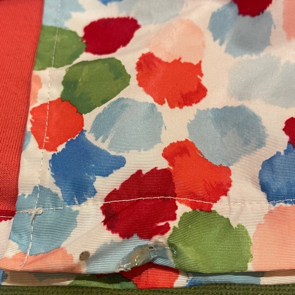 Gymboree Burst of Spring Watercolor Lined Raincoat 10-12 LARGE Bright Colors GUC - Picture 9 of 9